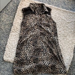 Cheetah print dress!